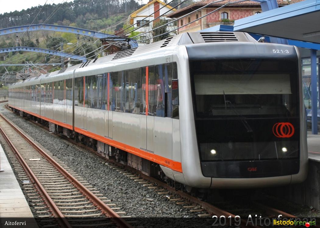 Metro Bilbao UT521 en Plentzia