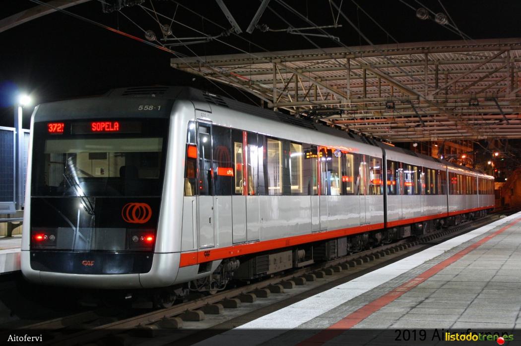 Metro Bilbao UT558 en Bolueta