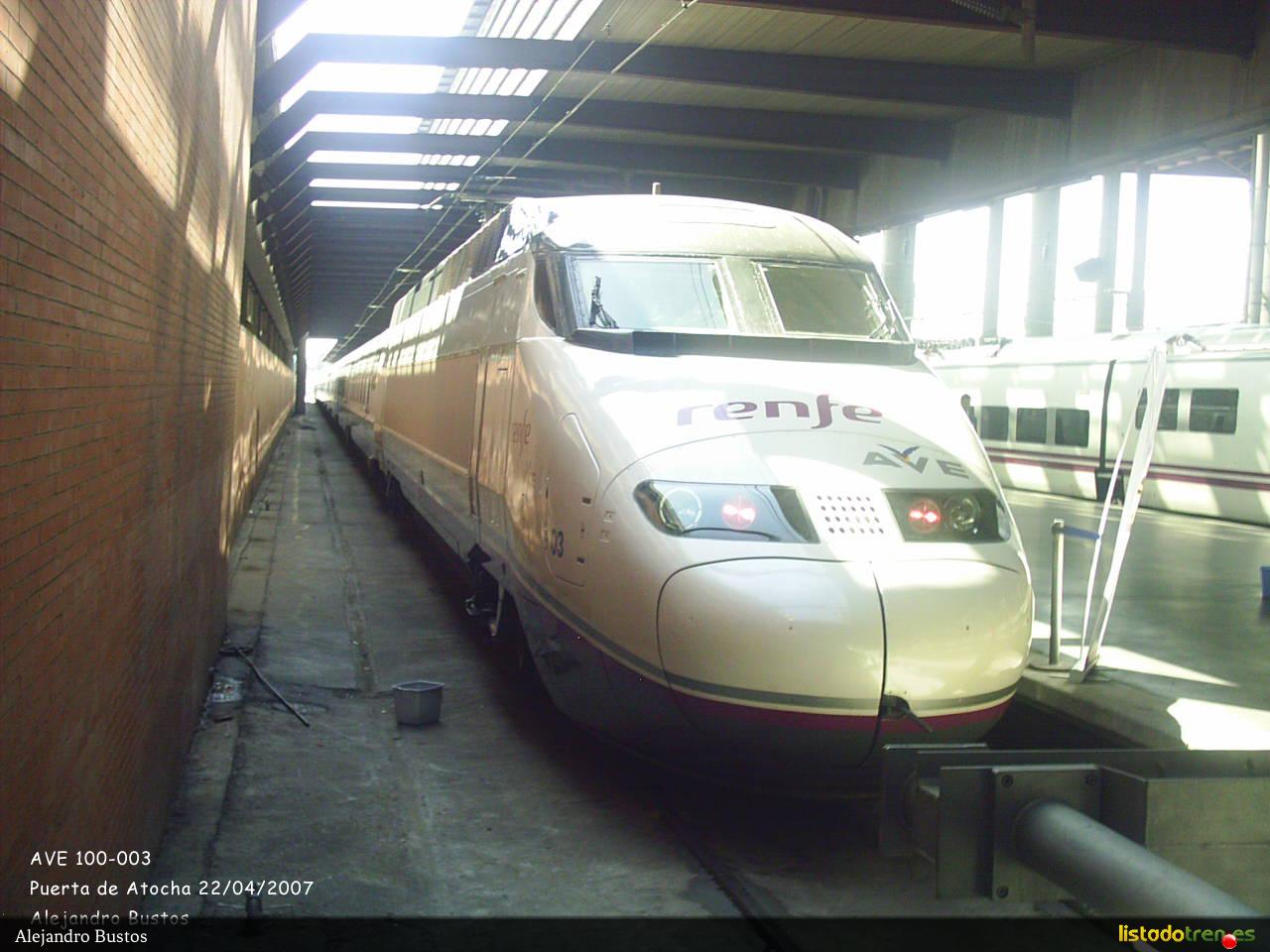 AVE 100-003 Renfe Operadora