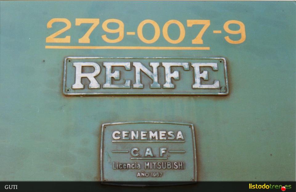 serie y placa verde