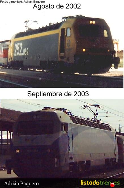 252-059 y su cambio de colores