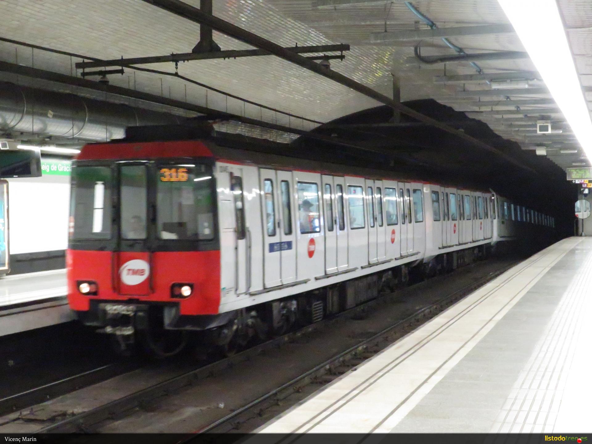 TMB 3045 en Passeig de Gràcia