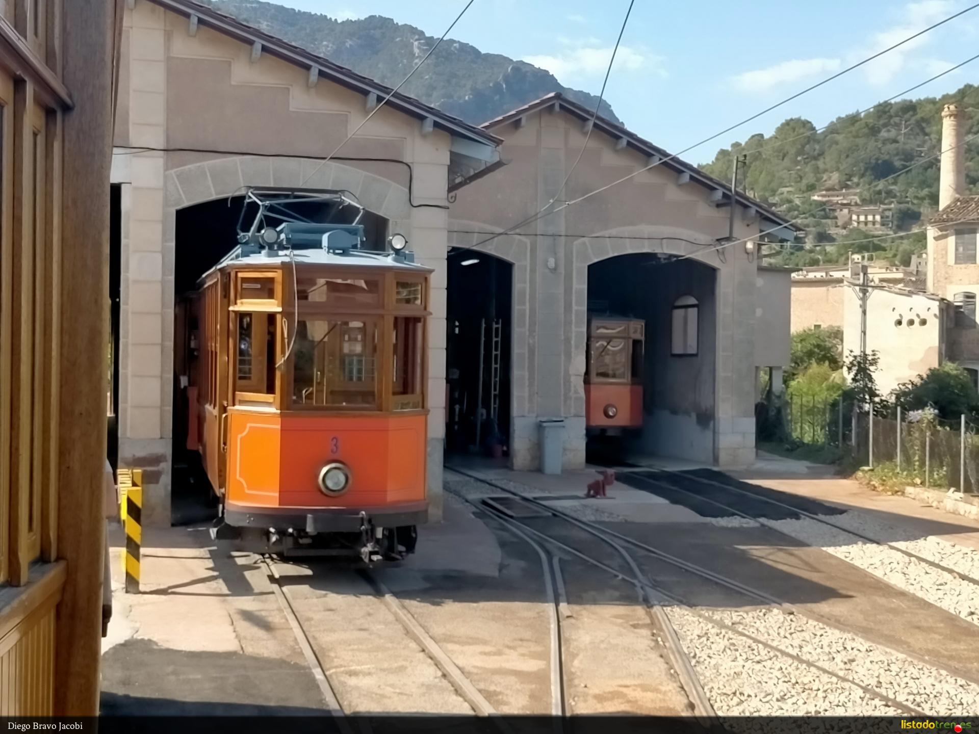 Tranvía N°3  y 21 en cocheras