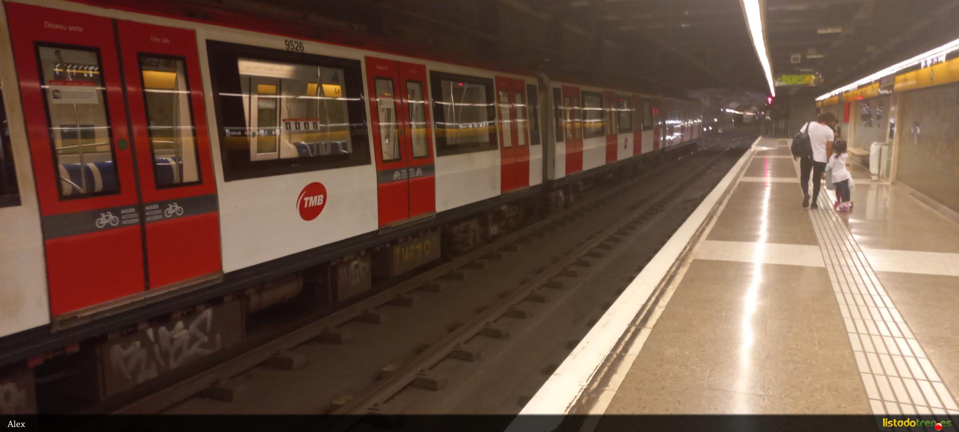 9526 en la vía 1 de la Pau