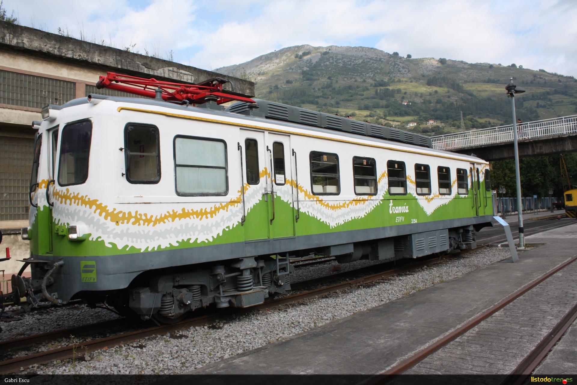 Automotor 3154 en Azpeitia