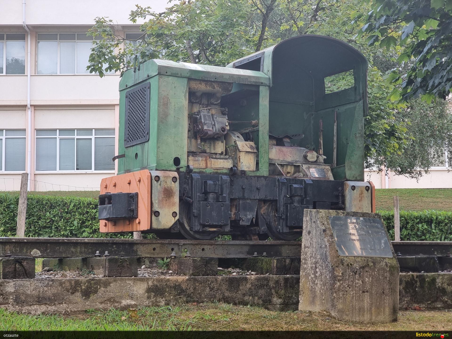 Locomotora industrial en Ordizia
