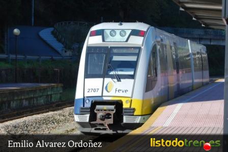 2707-2708 en estación de Ablaña