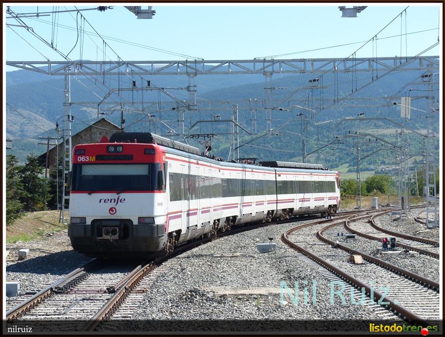 447 saliendo de Puigcerdà