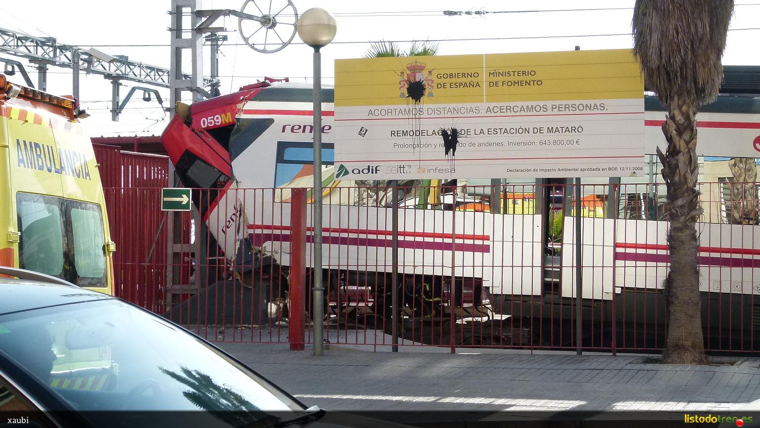 Unidad sinistrada en Mataró